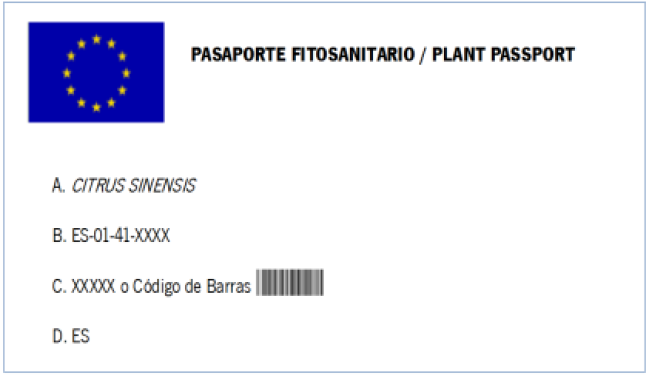 Imprimir pasaporte fitosanitario